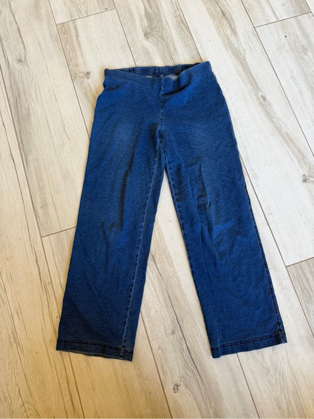Pure Jill Indigo Knit Pull-On Pants